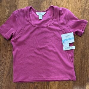Athleta Girl Short Sleeve Tee in Magenta